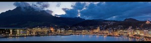 Immer wieder eindrucksvoll. das Panorama der Leuchtenstadt Luzern Immer wieder eindrucksvoll. das Panorama der Leuchtenstadt Luzern